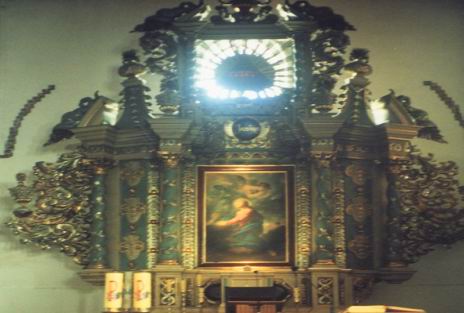 o�tarz z obrazem Krystiana B. Rhode