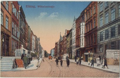 Elbl�g - Ulica Wilhelma