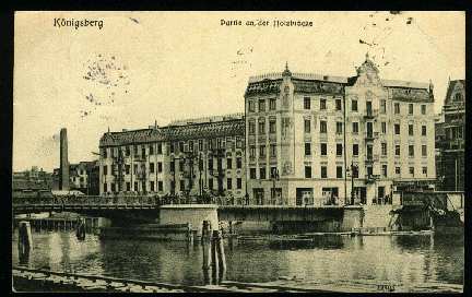 K�nigsberg - Partie an der Holzbr�cke 1907