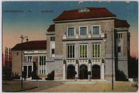K�nigsberg - Stadthalle 1917