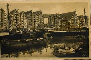 K�nigsberg - Hafen und alter Speicher ca. 1930