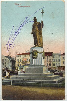 K�ajpeda - Pomnik narodowy 1922